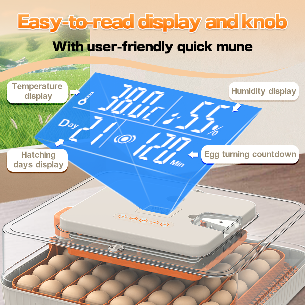 48 eggs Automatic Humidity control egg incubator